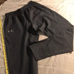 Under Armour men's workout pants in dark grey